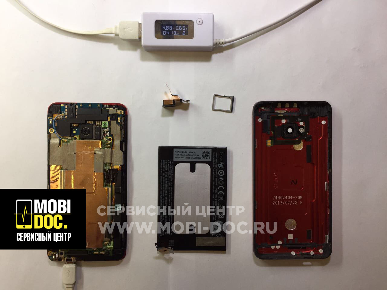 Как заменить аккумулятор на HTC One M7